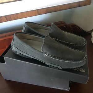 Kenneth Cole World Hold On Shoes Gray Suede Size 9